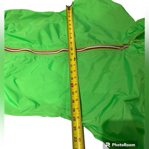 Vintage K-Way Zippered Packable Jacket Small - Picture 3 of 11